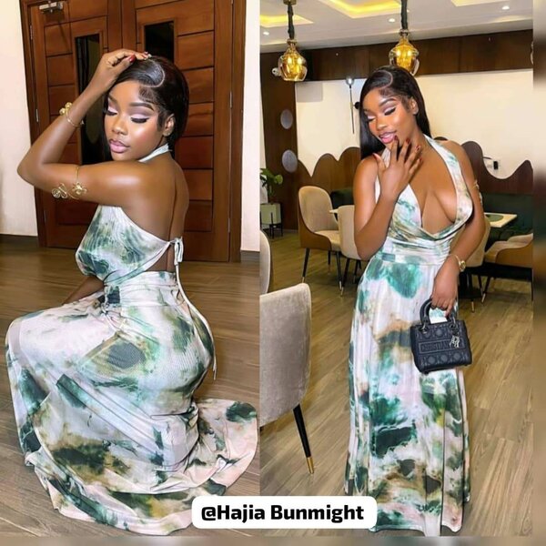 Robe satinée élégante