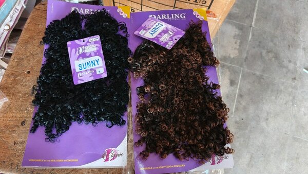 Extensions bouclées pour cheveux