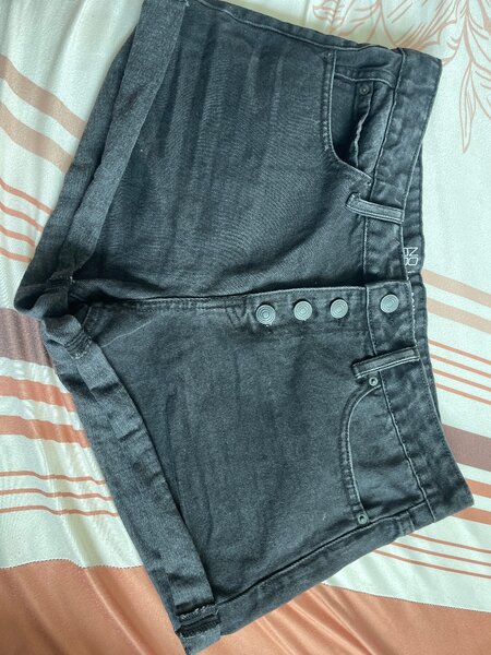 Culotte Noir en jean