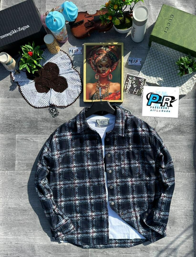 Djaket et chemise a carreau