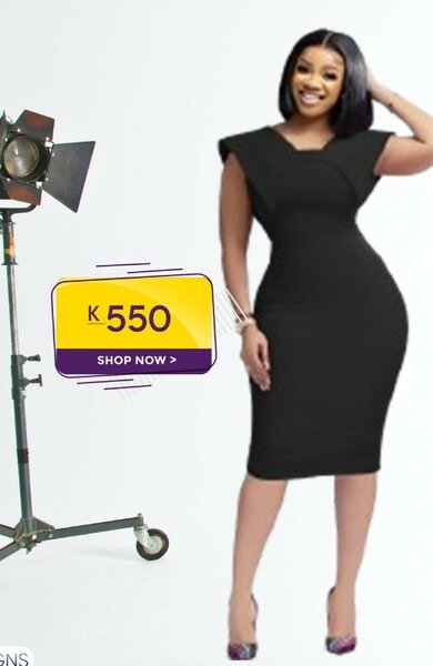 Stylish and high-quality women's dress black