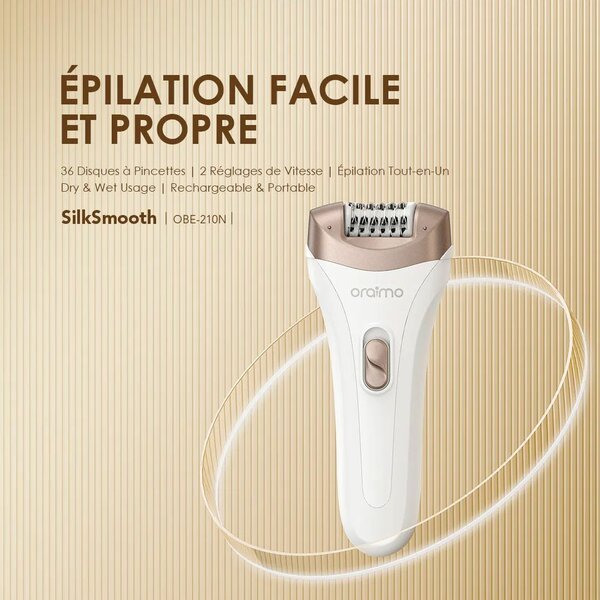 Épilateur Rechargeable SilkSmooth