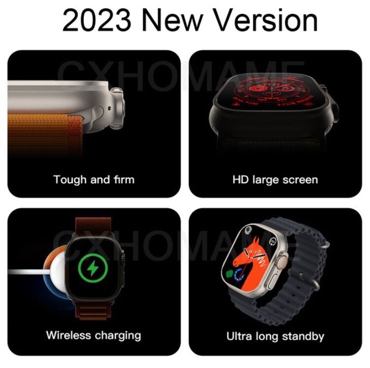 Smart Watch T800 Ultra Black