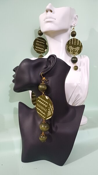 Boucles d'oreilles ethniques élégantes