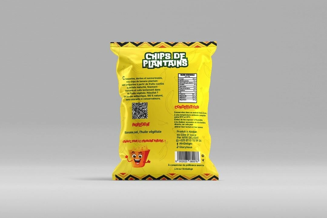 Chips de Plantains Afri Delight