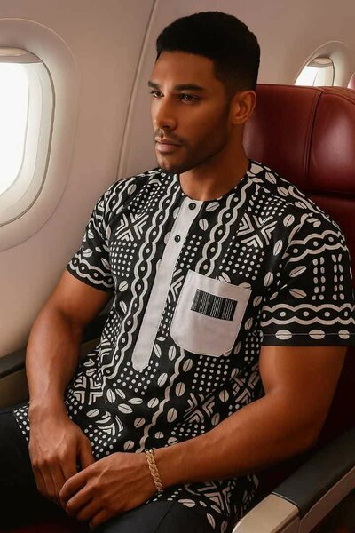 Chemise en pagne moderne