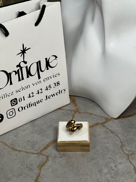 Bague Double Or Unique