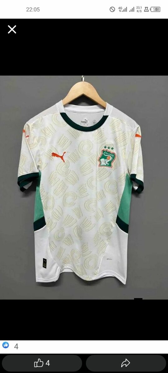 Maillot Équipe de Football