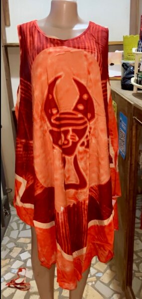 Robe en coton imprimé