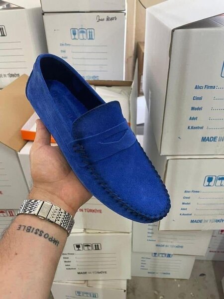 Mocassins en daim élégants