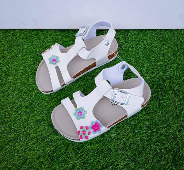 Sandales enfant à fleurs