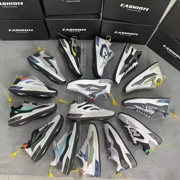 Clearance Price Trendy Thin Men's Shoes New Style Mesh Thick