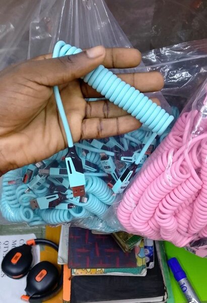 Câble USB Spiralé Coloré