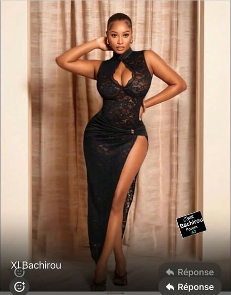 Robe Noire Dentelle Élégante