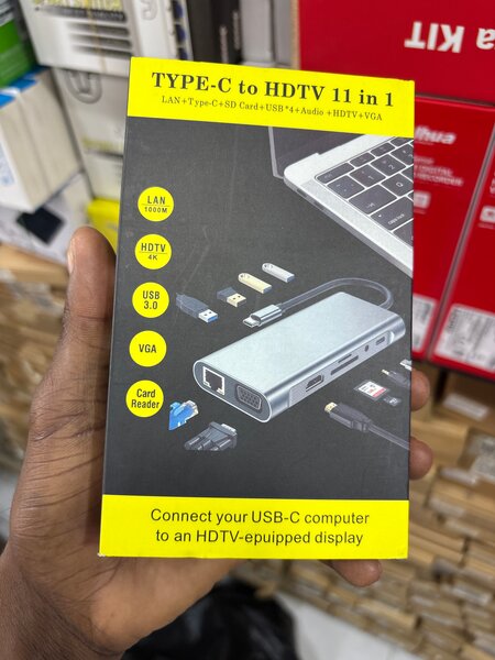 Hub USB-C 11-en-1 Adaptateur