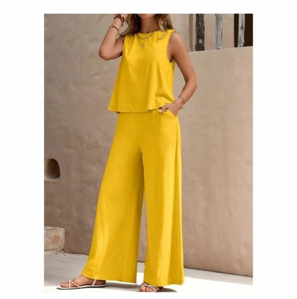 Ensemble Jaune Décontracté