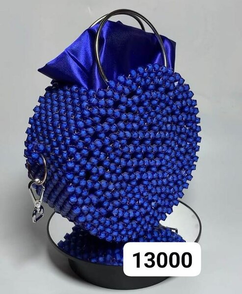 Sac à main en perles rond