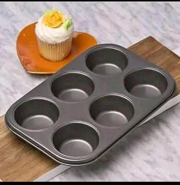 Moule à Muffins 6 Tasses Antiadhésif