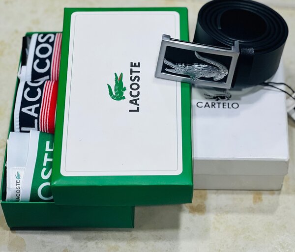 Ceinture en cuir élégante homme