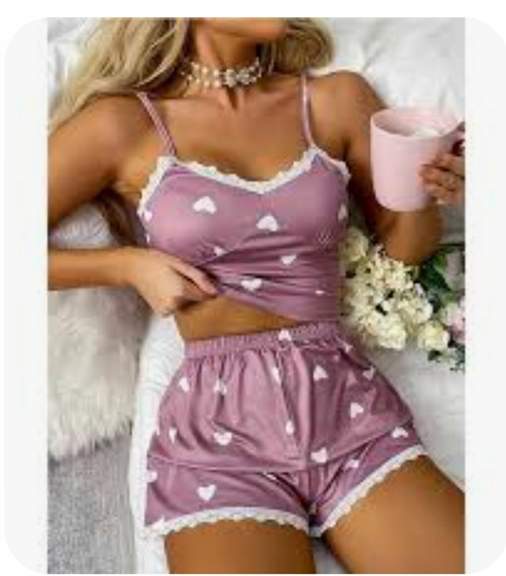 Pyjama Femme Confortable Cœurs