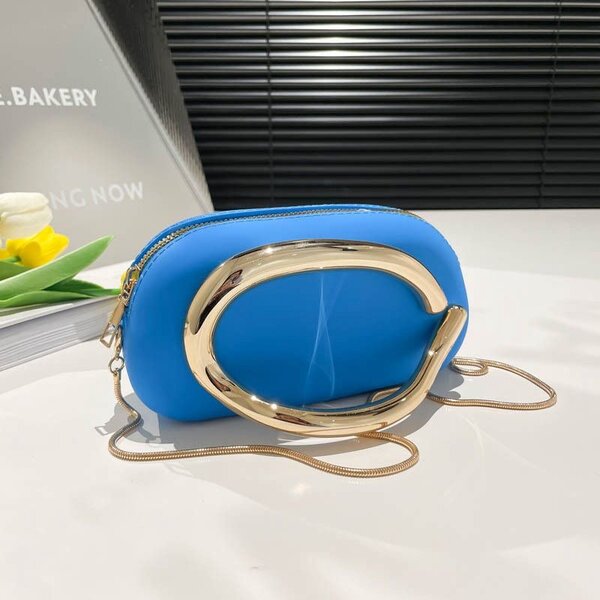 Sac à bandoulière bleu élégant