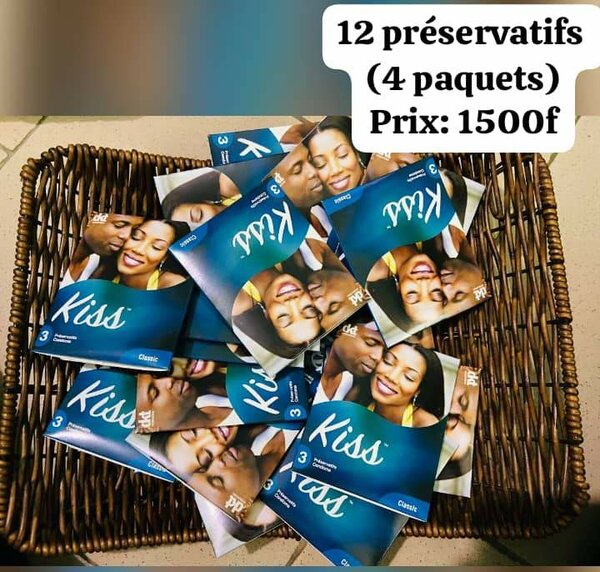 12 préservatifs kiss