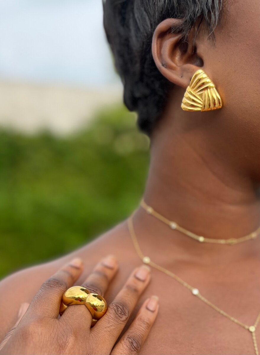 Boucles dOreilles Triangle