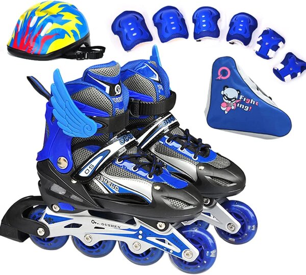 Patin à Roues Alignées de Fitness, avec 4 Roues