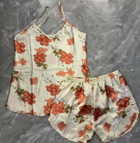 Ensemble Satin Nuit Floral