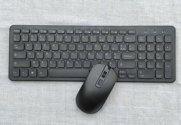 Clavier et souris sans fil AZERTY