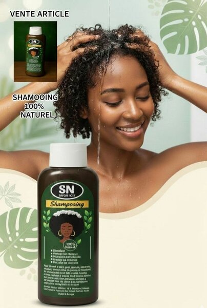 Shampooing naturel SN cheveux crépus