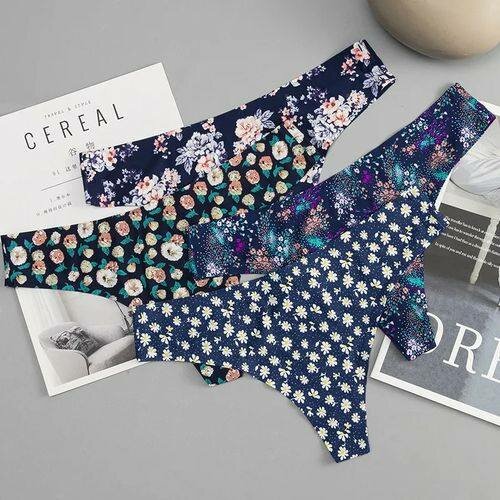 Sexy Ladies Panties 12- Multicolor