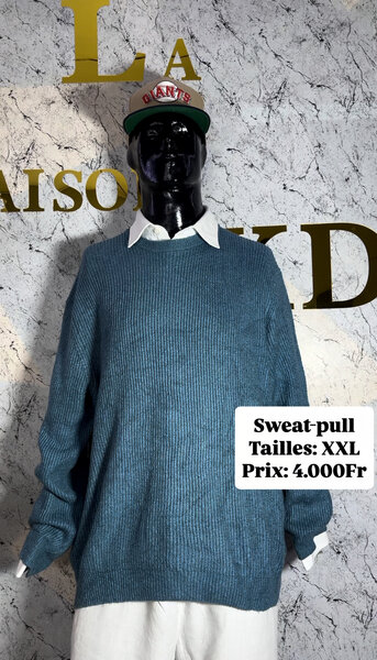 Sweat-pull XXL pour hommes