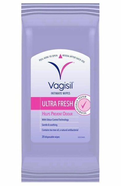 Vagisil Ultra F Intimate Wipes