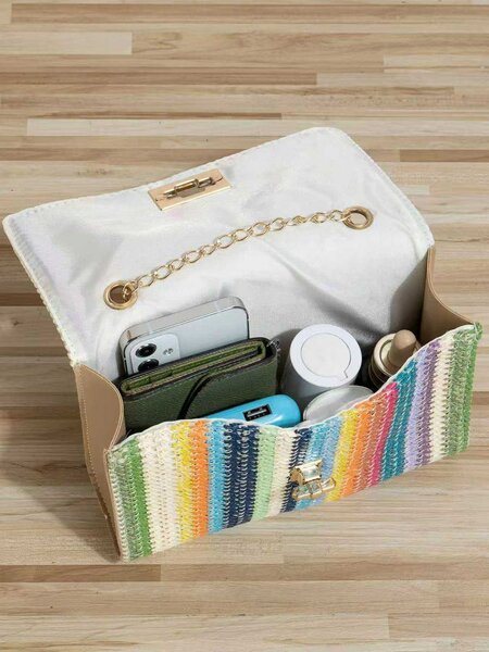 Sac bandoulière texturé chic