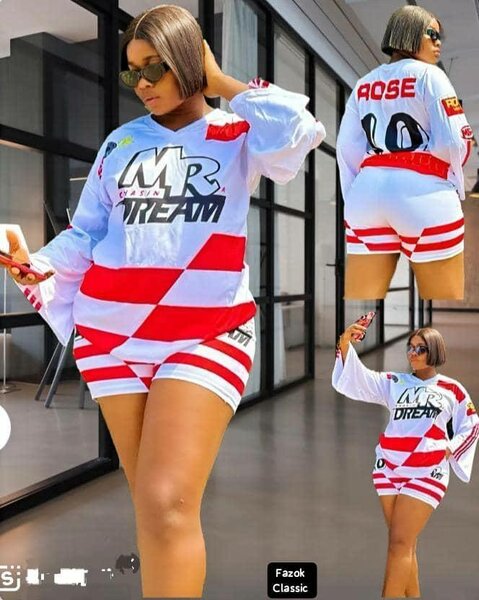 Ensemble décontracté à motifs