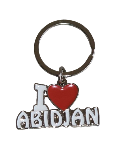 Porte-clés I ❤️ Abidjan