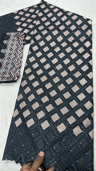 Dentelle Lafaya + voile