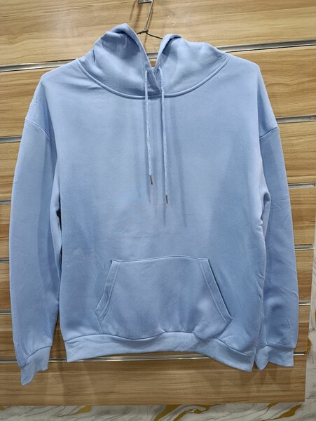 Sweat à capuche bleu tendance