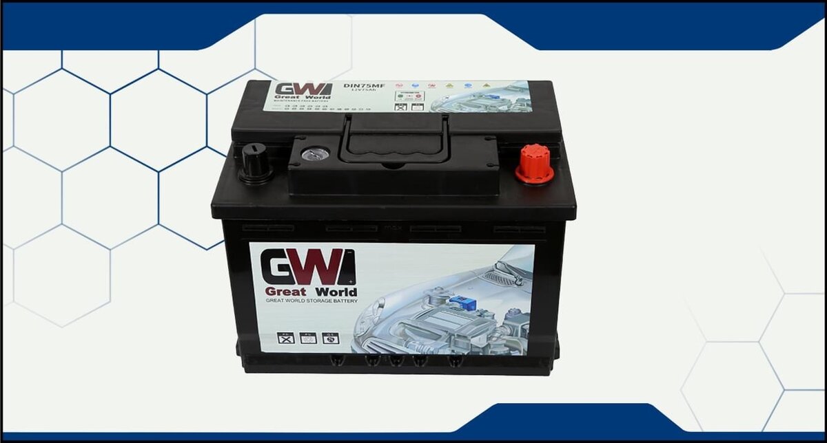 Batteries automobiles durables 12V DIN75ah