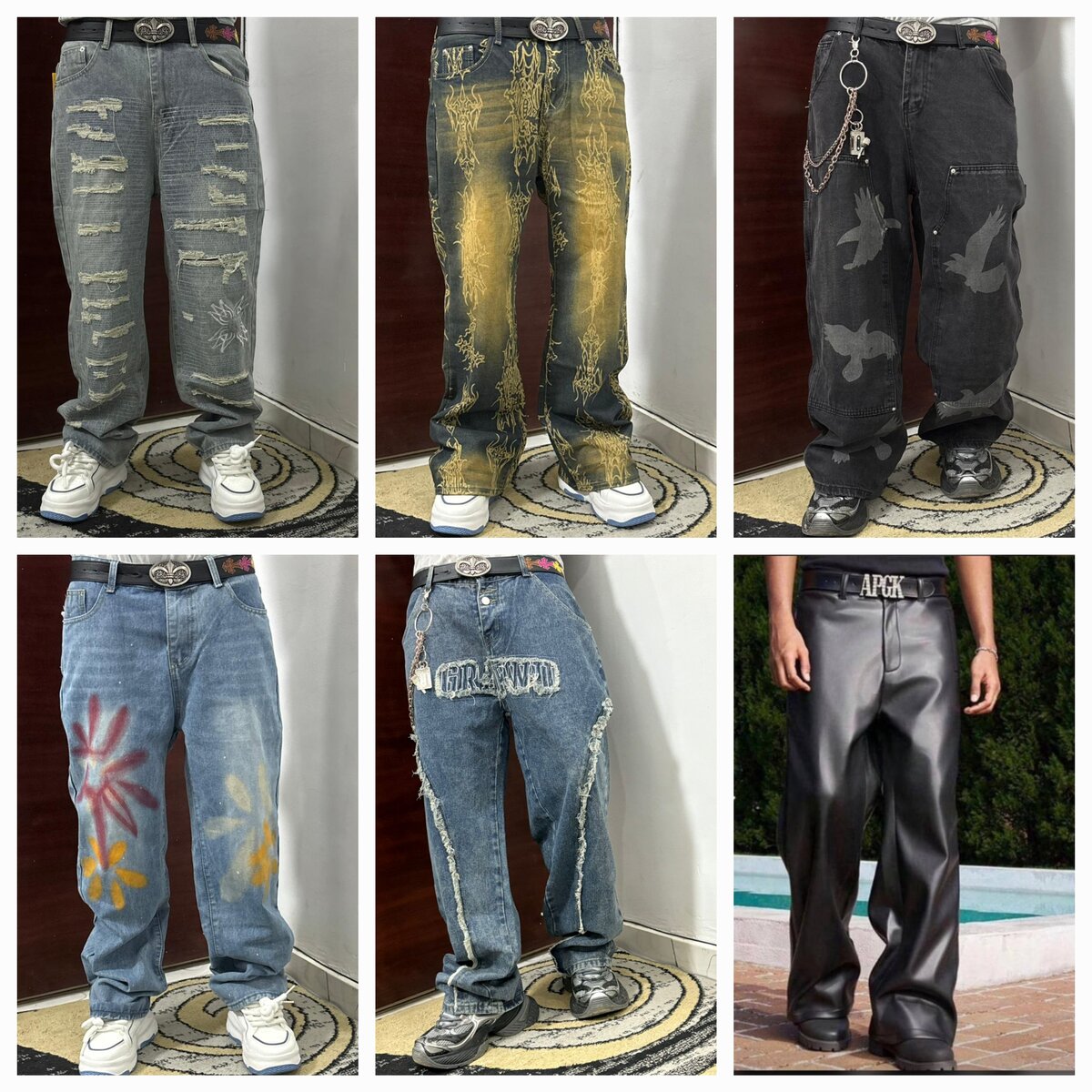 Jeans mode urbain unique