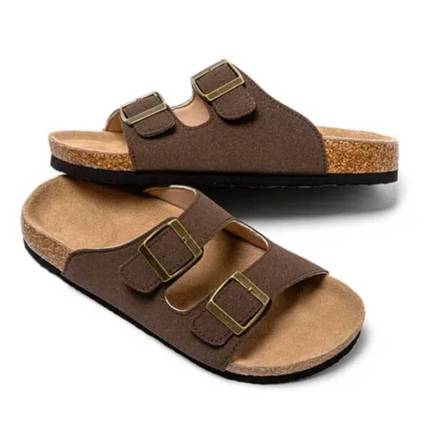 Sandales marron confortables