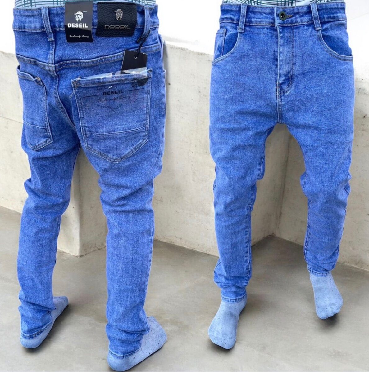 Jeans décontractés ajustés