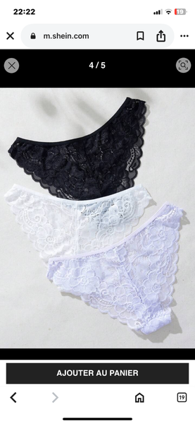 Ensemble de Culottes en Dentelle