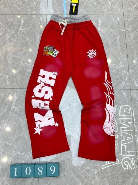 Pantalon de sport rouge vif