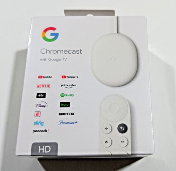 Chromecast avec Google TV (HD) - Streaming Stick Divertissem