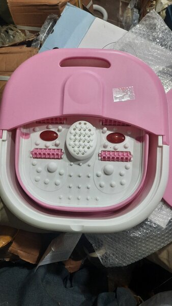 Bac à pédicure pliable électrique