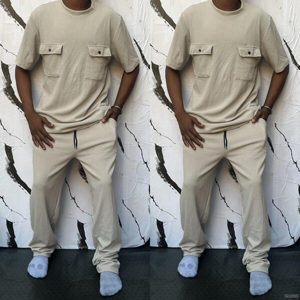 Ensemble Confortable Beige Homme