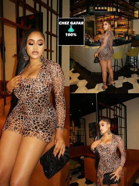 Robe Léopard Glamour Femme