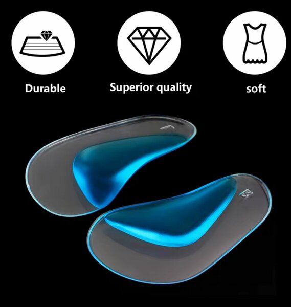 4 PCS Semelles orthopédiques